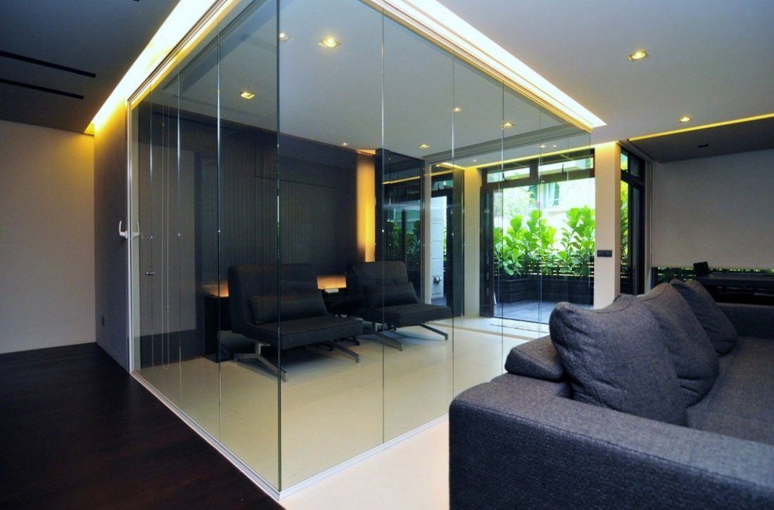 Interior Frameless Folding Doors