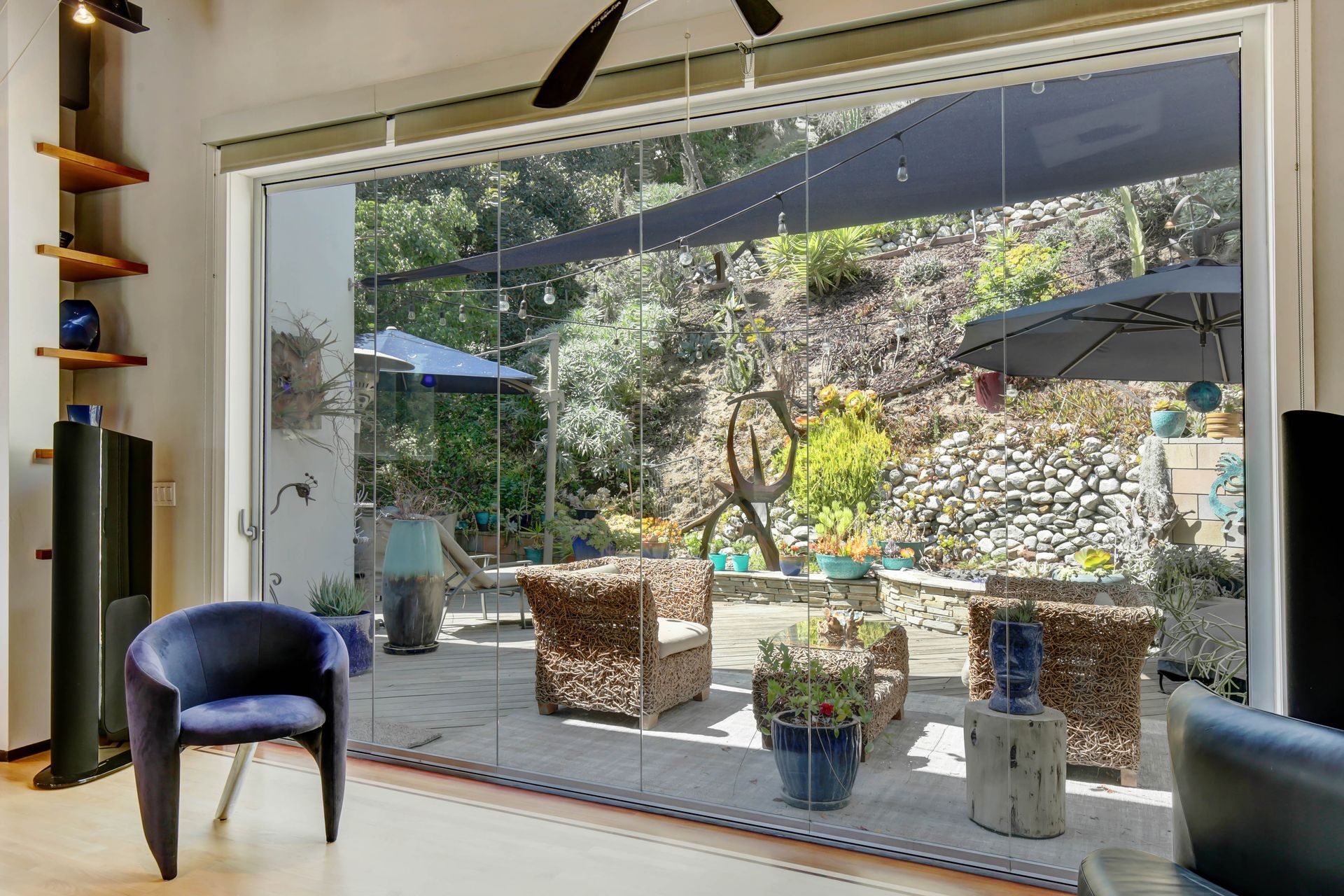 Frameless Folding Patio Doors 
