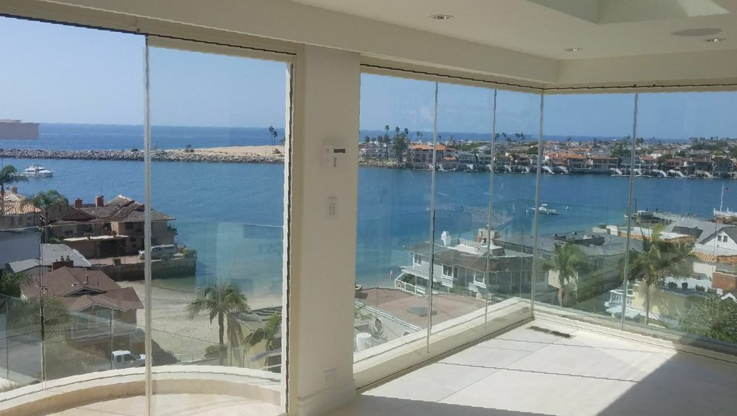 Retractable Glass Wall Corona Del Mar