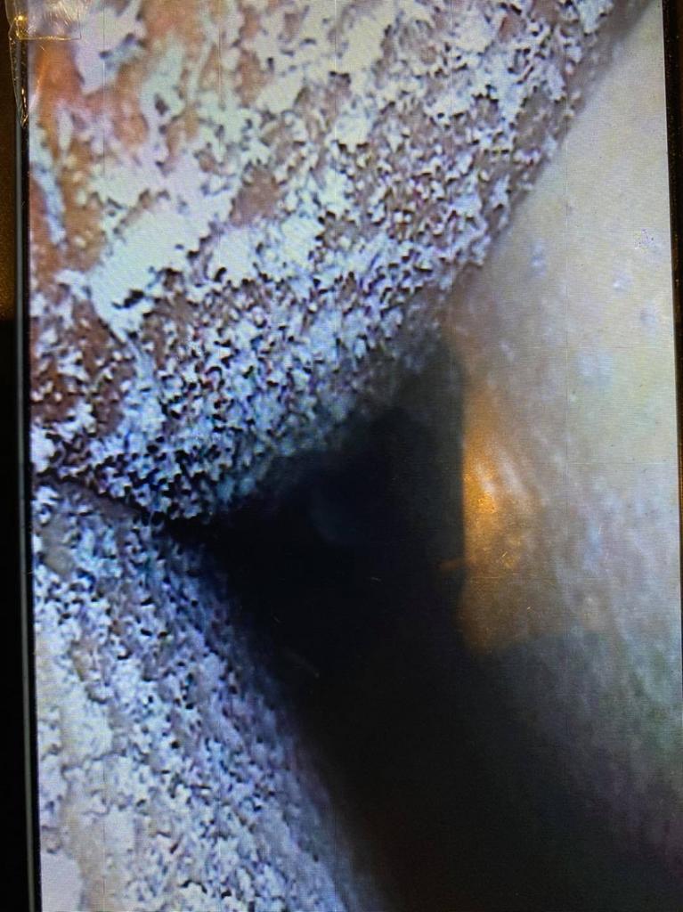 Air duct - before cleaning