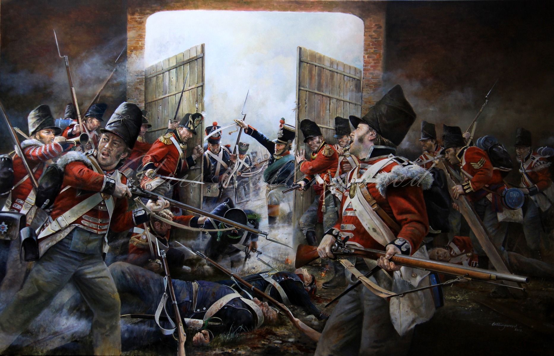 THE ENGLISH DEFENCE ON THE NORTH GATES