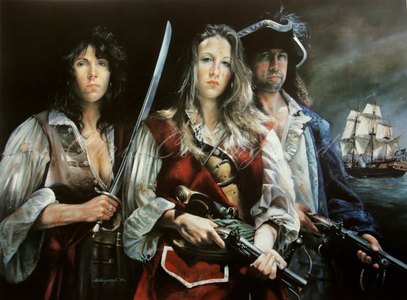 Anne Bonny, Mary Reid & Calico Jack Rackam