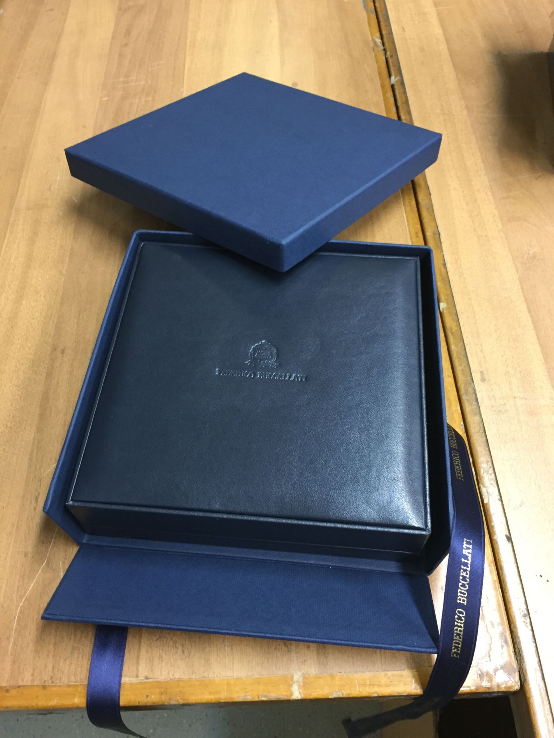 scatola con astuccio per gioielli artigianale