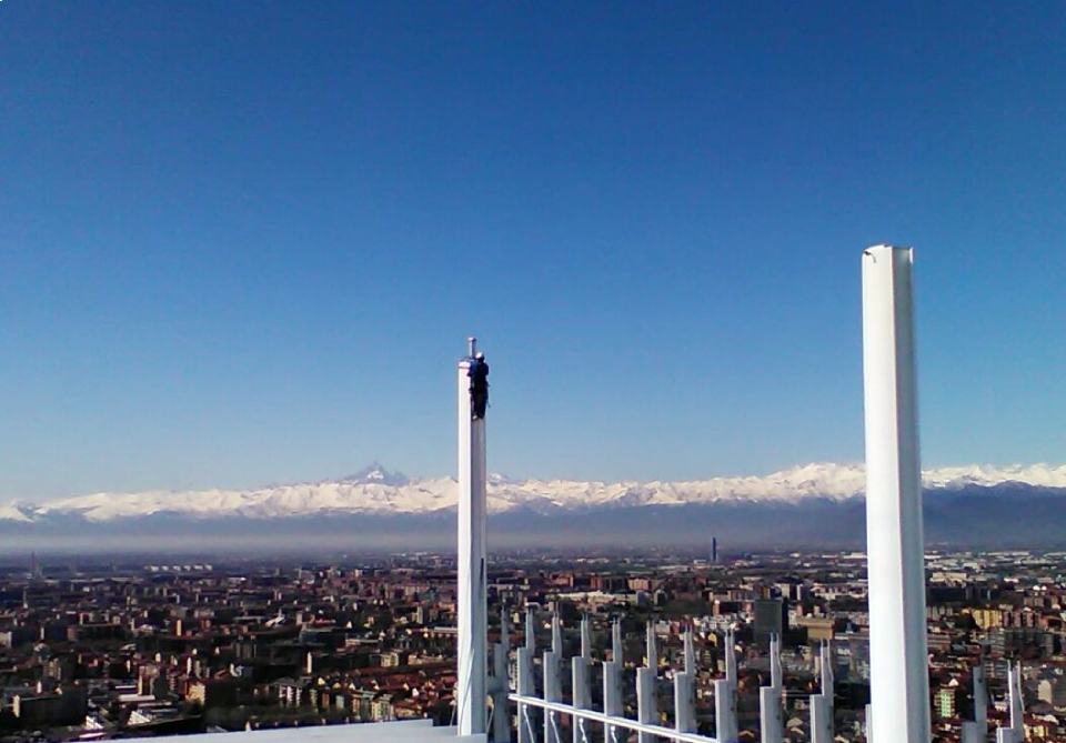 intervento edile ad alta quota