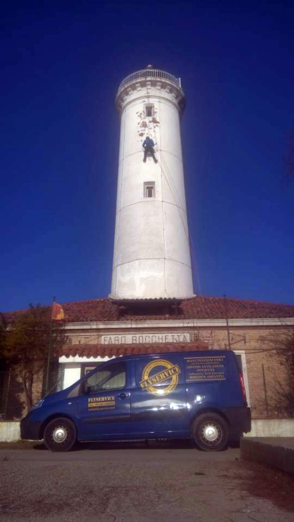 furgone della ditta edile