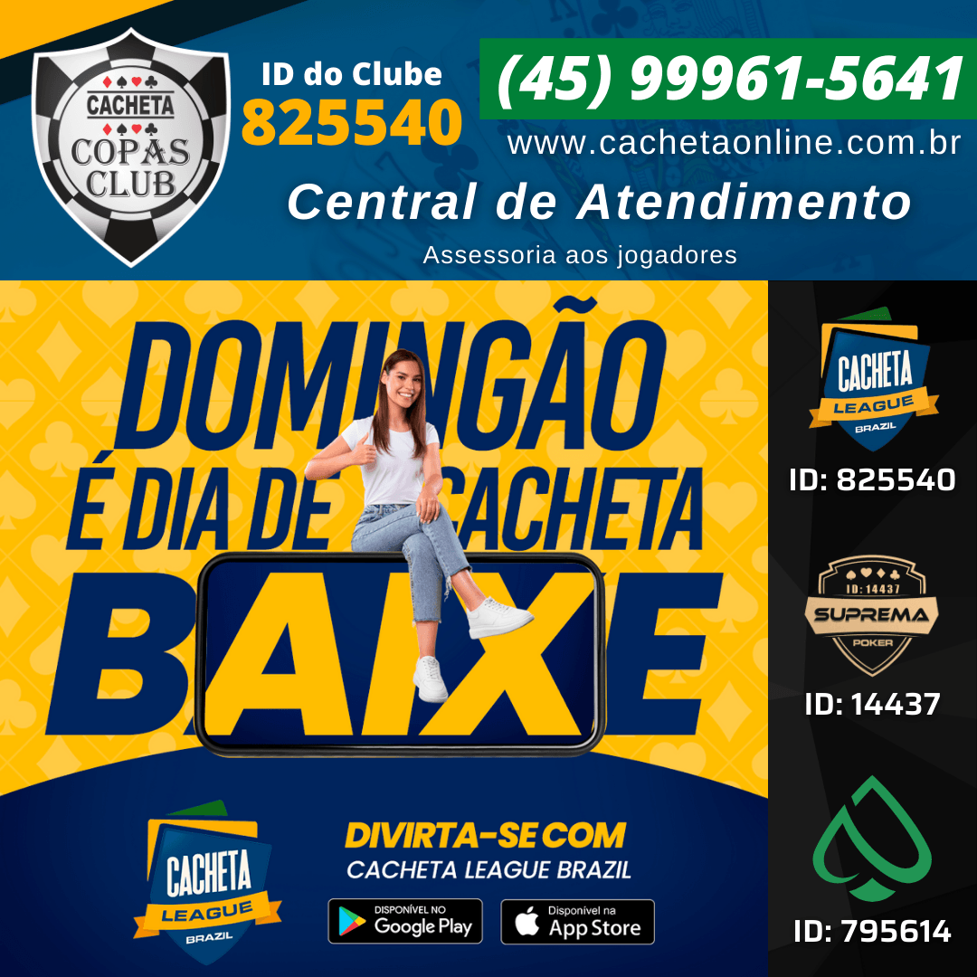 Domingão é dia de jogar Cacheta Online