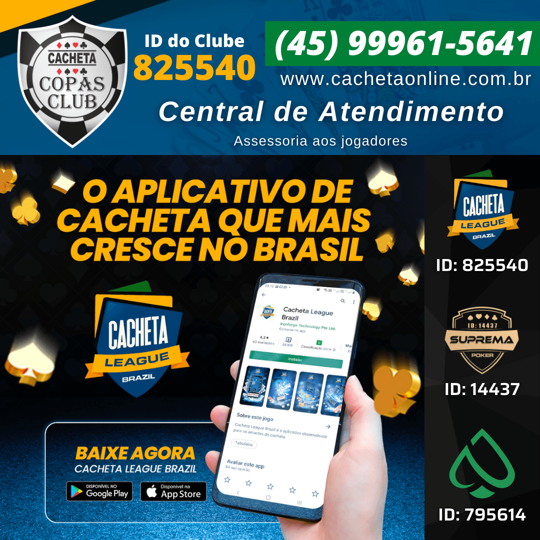 O Aplicativo que mais cresce no Brasil - Cacheta League Brazil