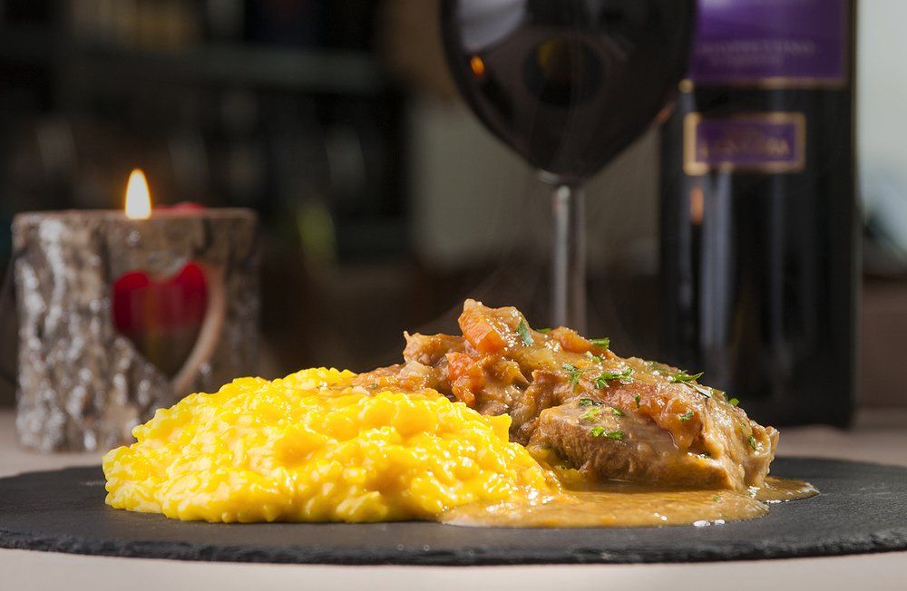 risotto con ossobuco e porcini