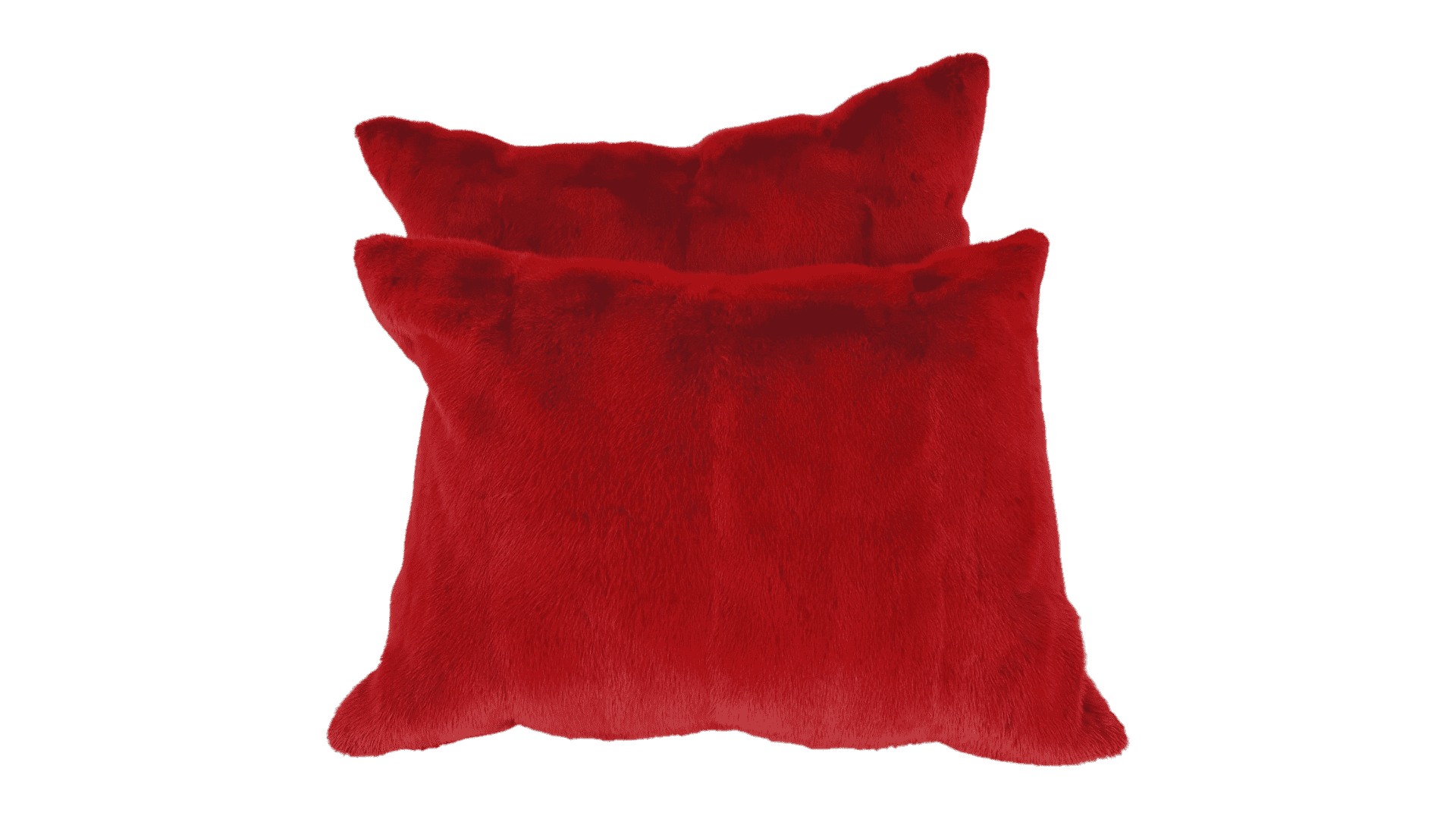 Dyed Red Mink Oversize Fur Pillows David Appel Furrier The Real Fur Deal Beverly Hills California - Beverly Hills, CA- Contact David Appel Furs, Beverly Hills, Los Angeles, CA