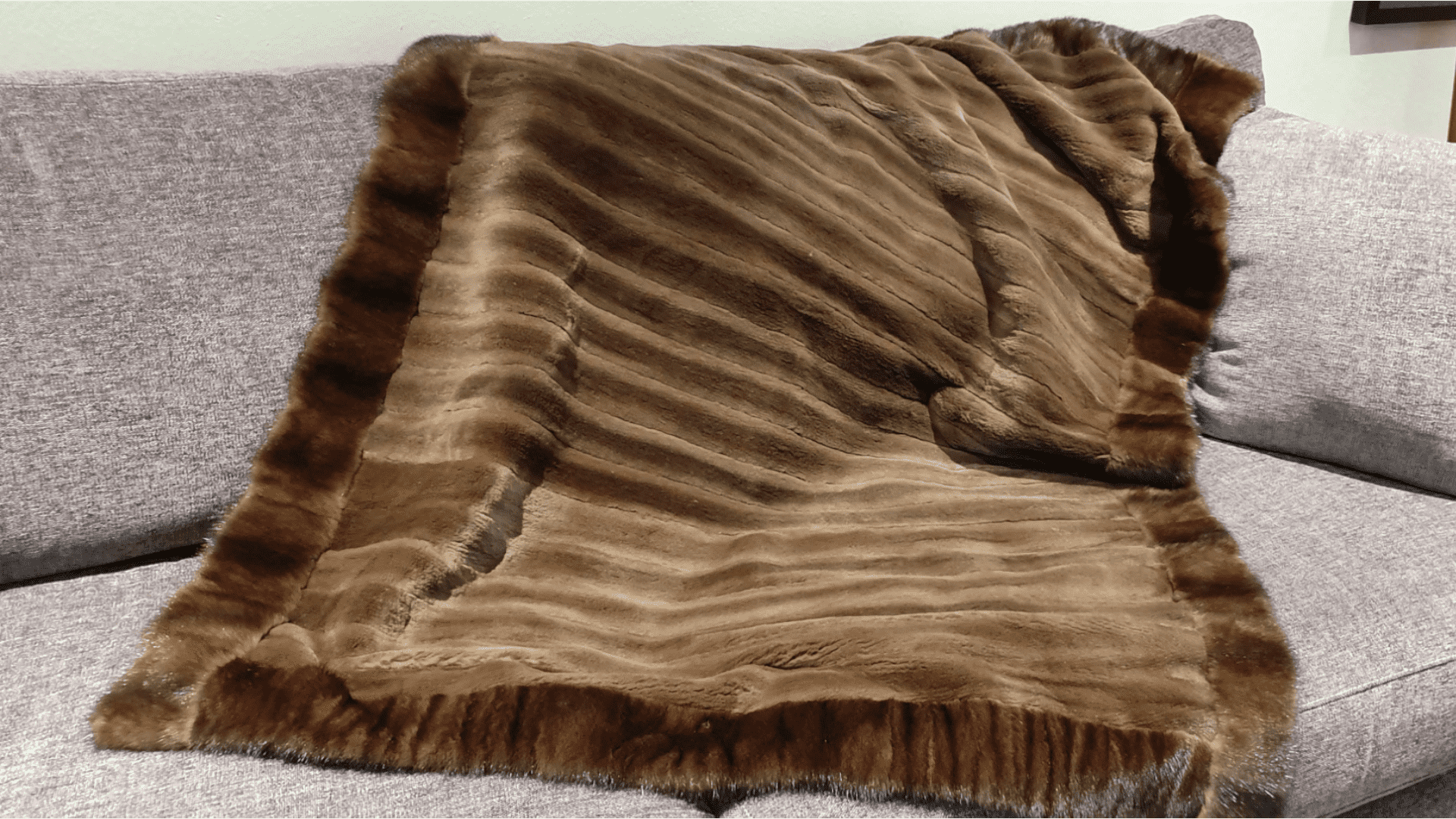 Lunaraine Mink Coat Reinvented Into Mink Fur Throw David Appel Furrier The Real Fur Deal Beverly Hills California - Beverly Hills, CA- Contact David Appel Furs, Beverly Hills, Los Angeles, CA