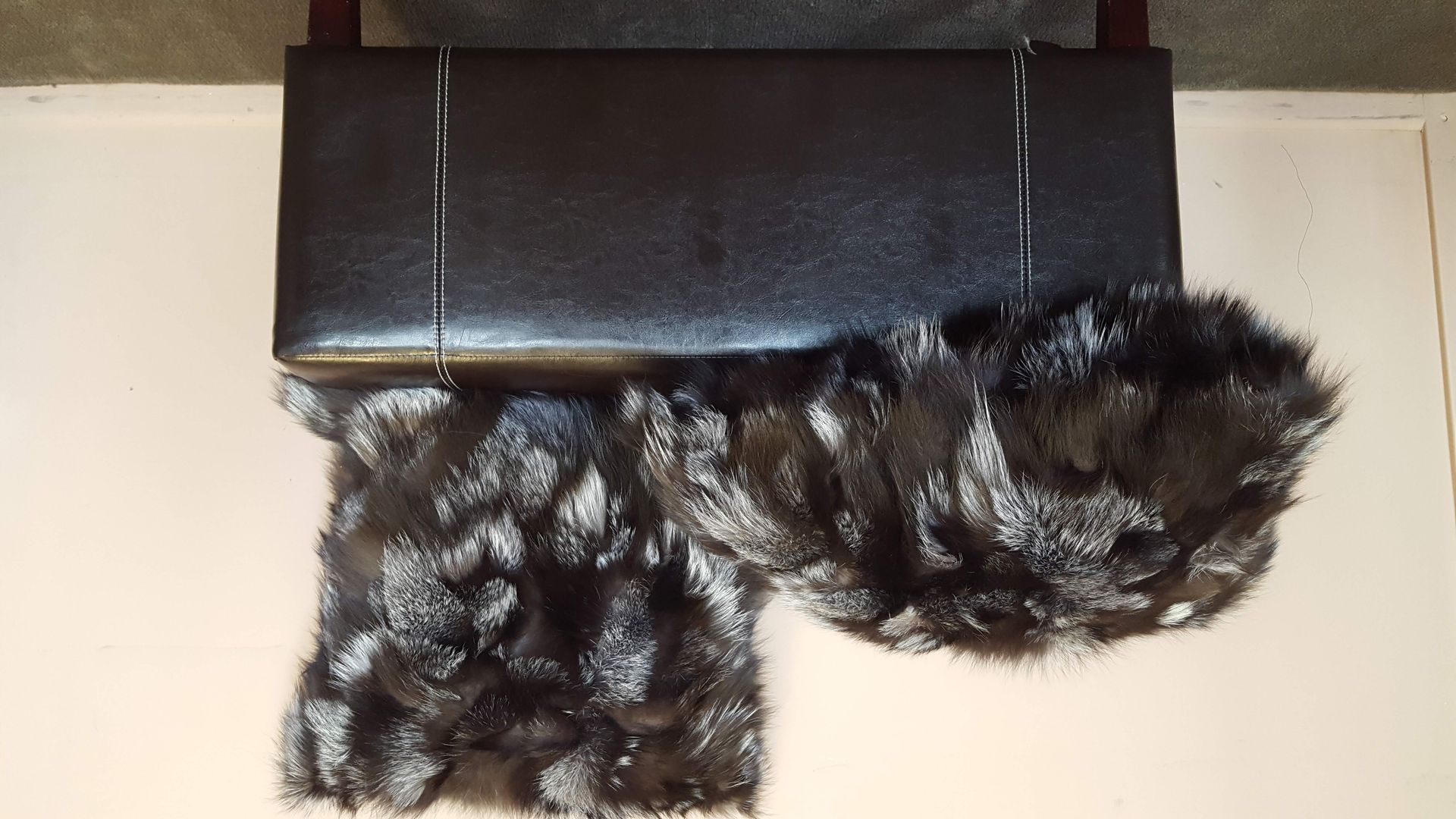 Silver Fox Sections Recycled Into Fur Pillows David Appel Furrier The Real Fur Deal Beverly Hills California - Beverly Hills, CA- Contact David Appel Furs, Beverly Hills, Los Angeles, CA