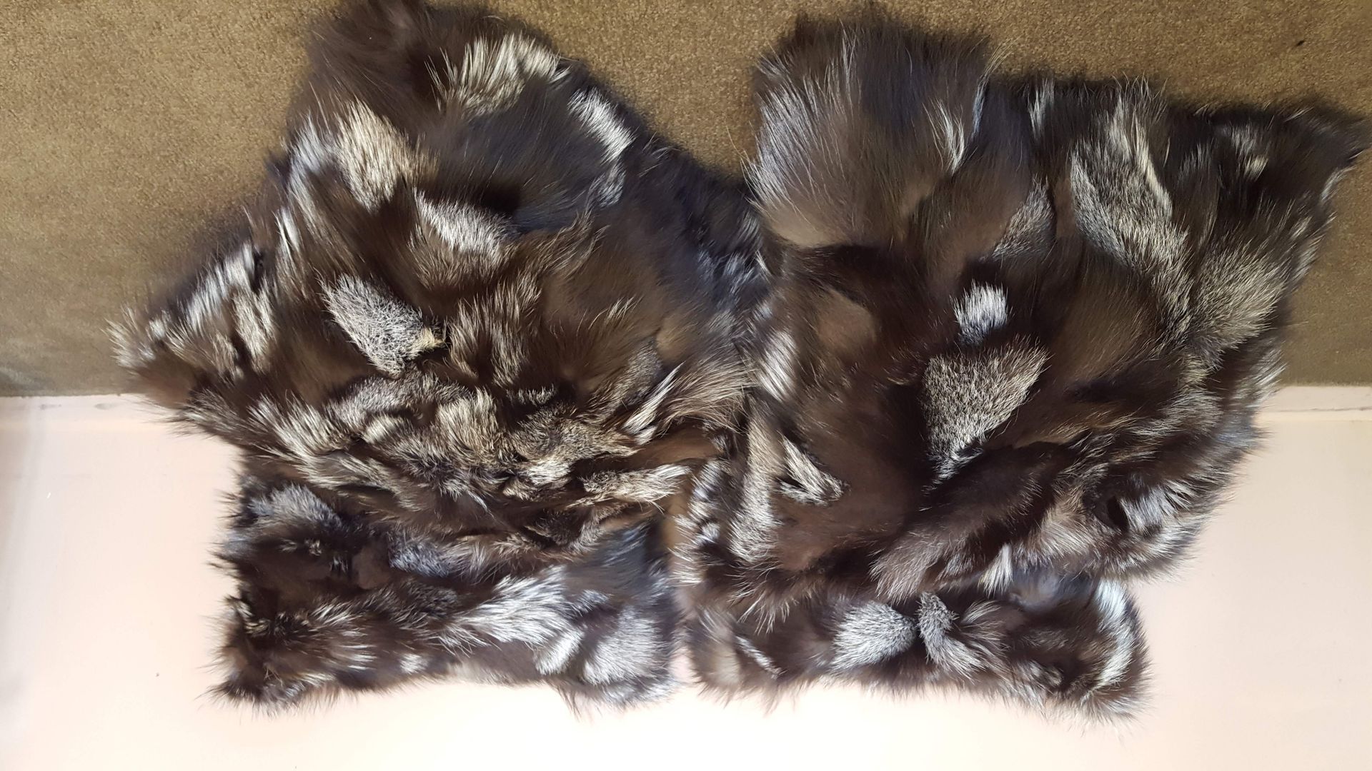 Silver Fox Sections Recycled Into Fur Pillows David Appel Furrier The Real Fur Deal Beverly Hills California - Beverly Hills, CA- Contact David Appel Furs, Beverly Hills, Los Angeles, CA