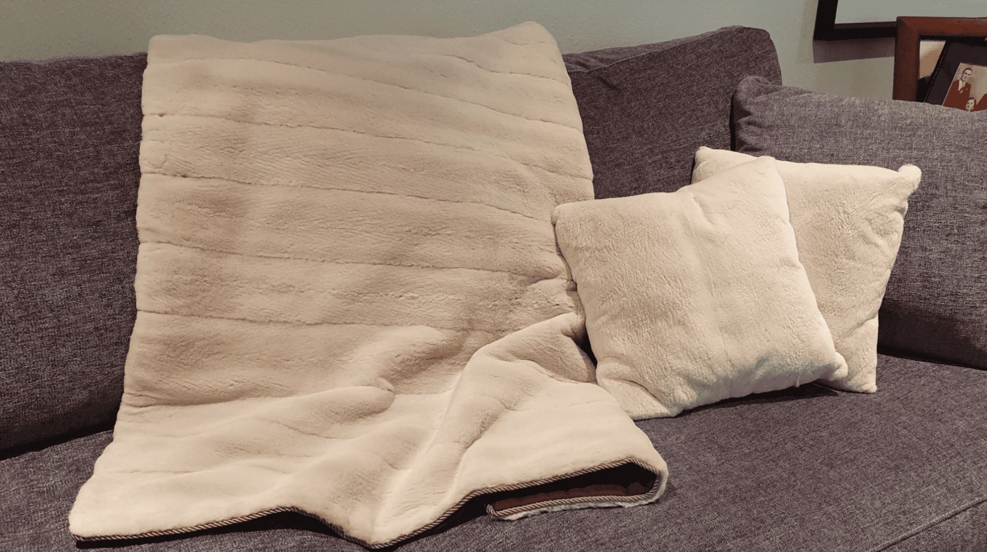 Tourmaline Mink Coat Restyled Into Mink Fur Throw And Fur Pillows David Appel Furrier The Real Fur Deal Beverly Hills California - Beverly Hills, CA- Contact David Appel Furs, Beverly Hills, Los Angeles, CA