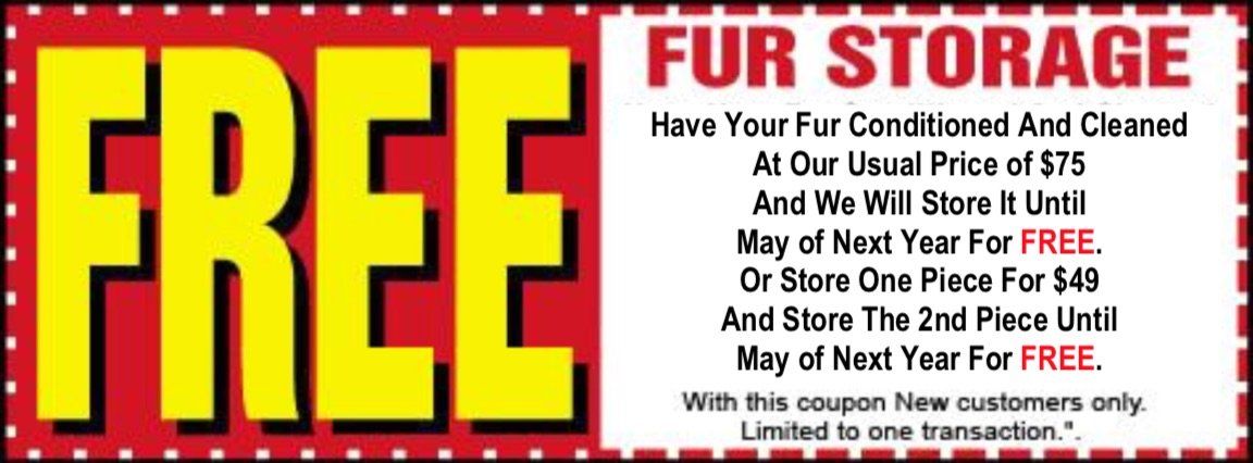 Fur storage in Los Angeles for mink coats and more, discount coupon for David Appel Furs of Beverly Hills.