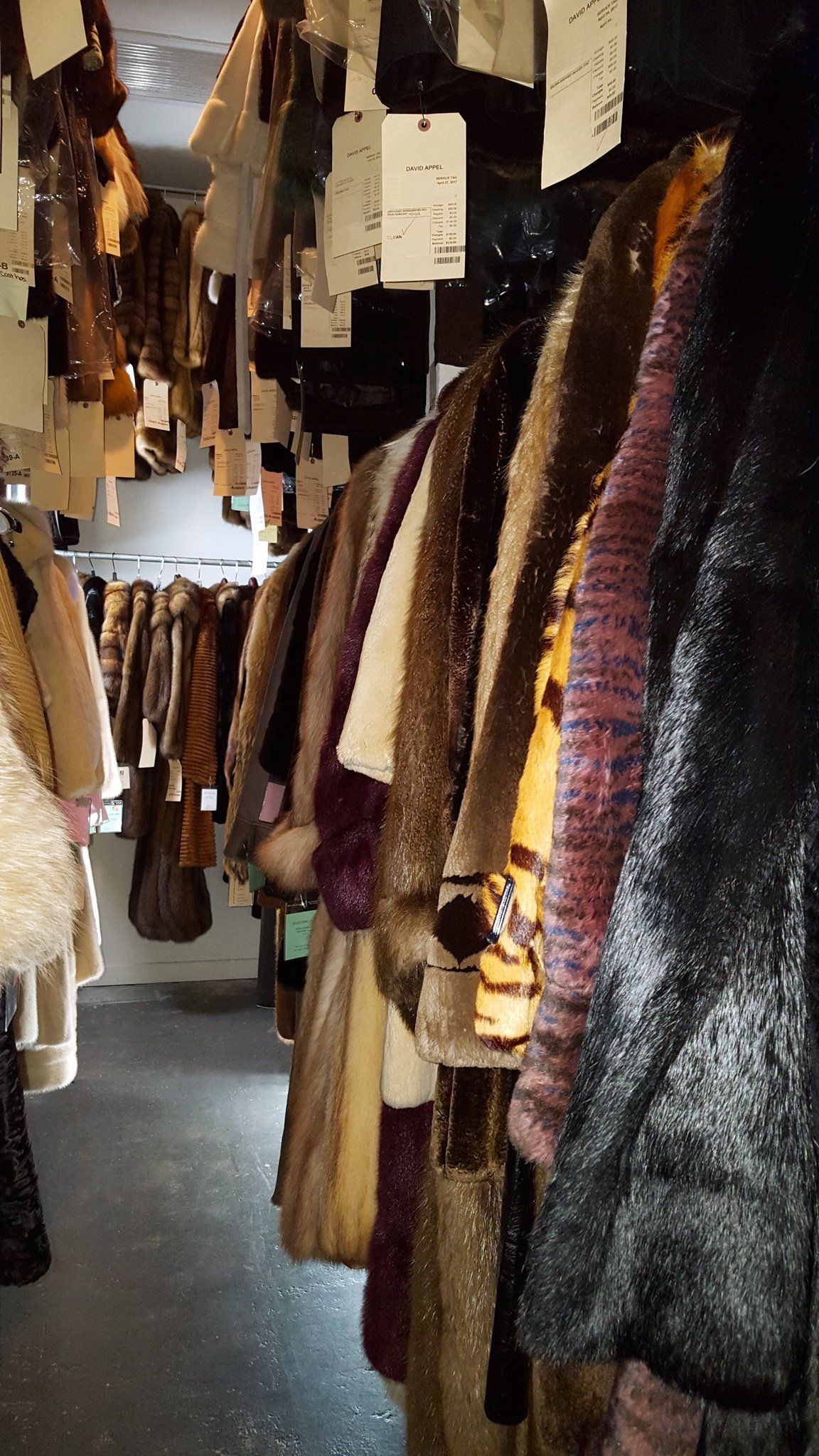 Fur Coat Storage service serving Malibu, Santa Barbara, Ventura, and Southern California at David Appel Furs.