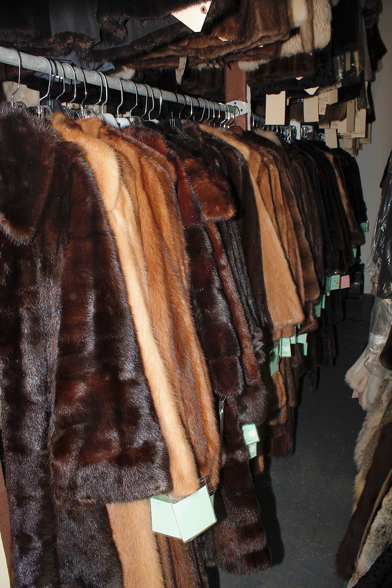 Fur Storage near me in San Fernando Valley, Sherman Oaks, Studio City, Encino. Mink Coat storage in cold storage vault at David Appel Furs.
