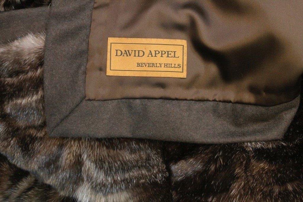 Russian Sable Fur Throw Blanket that was custom made at David Appel Furs Furrier in Beverly Hills Los Angeles