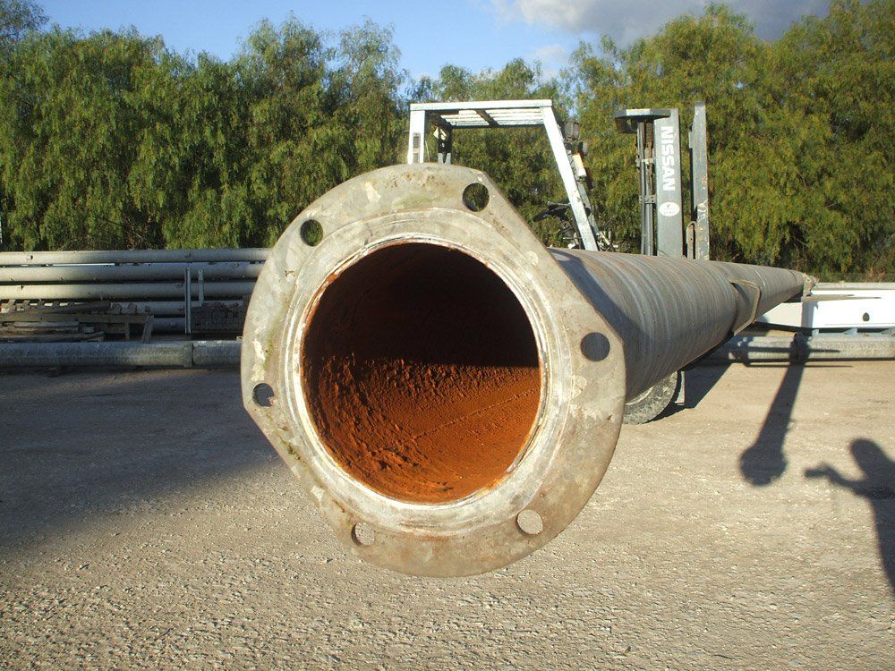 Pipe with corroded inside