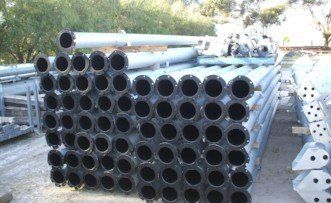 Stack of pipes