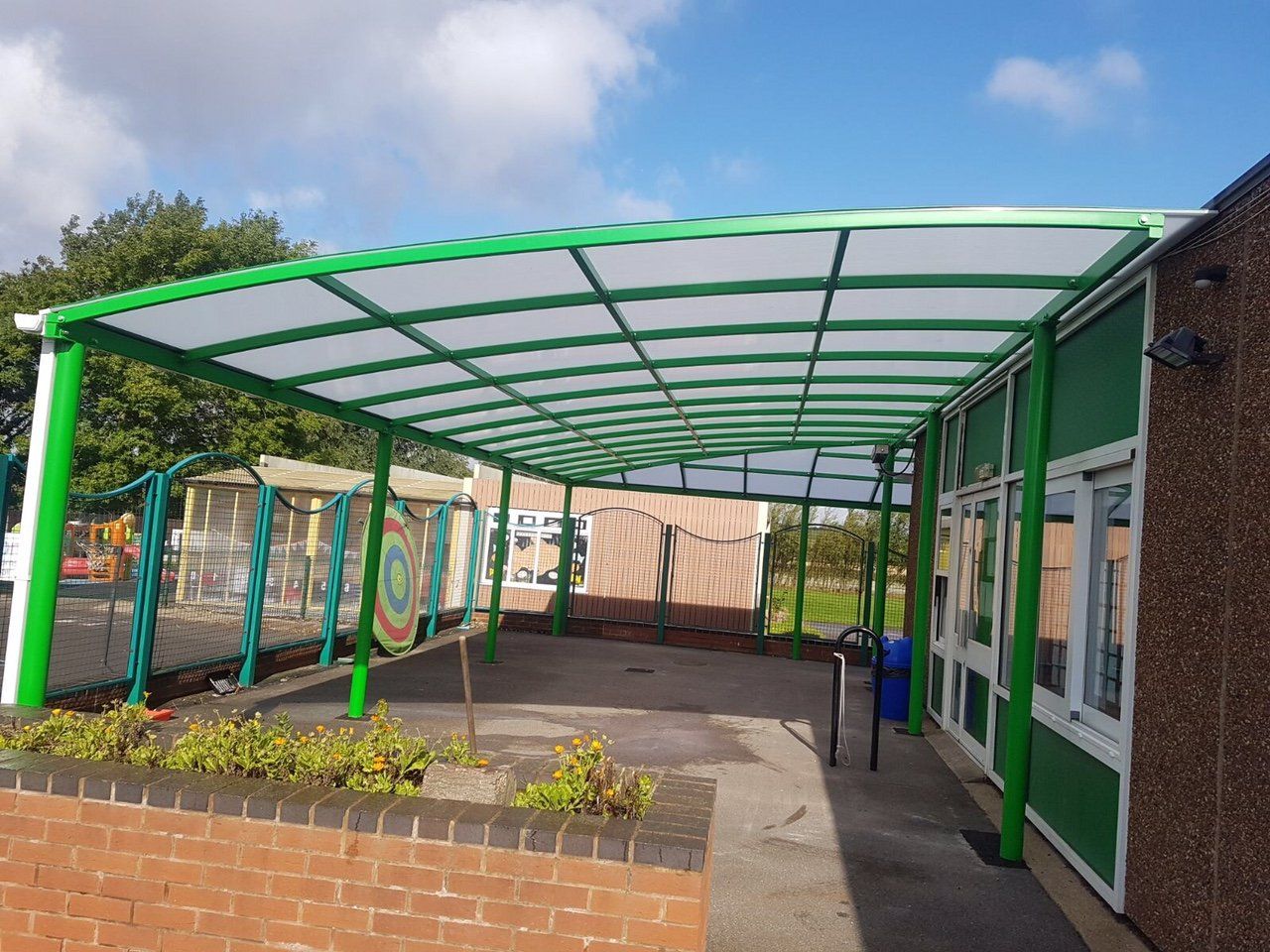 Play area shelters