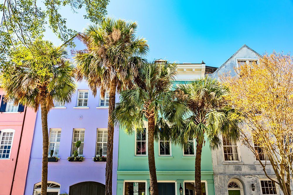 Rainbow Row, Charleston SC