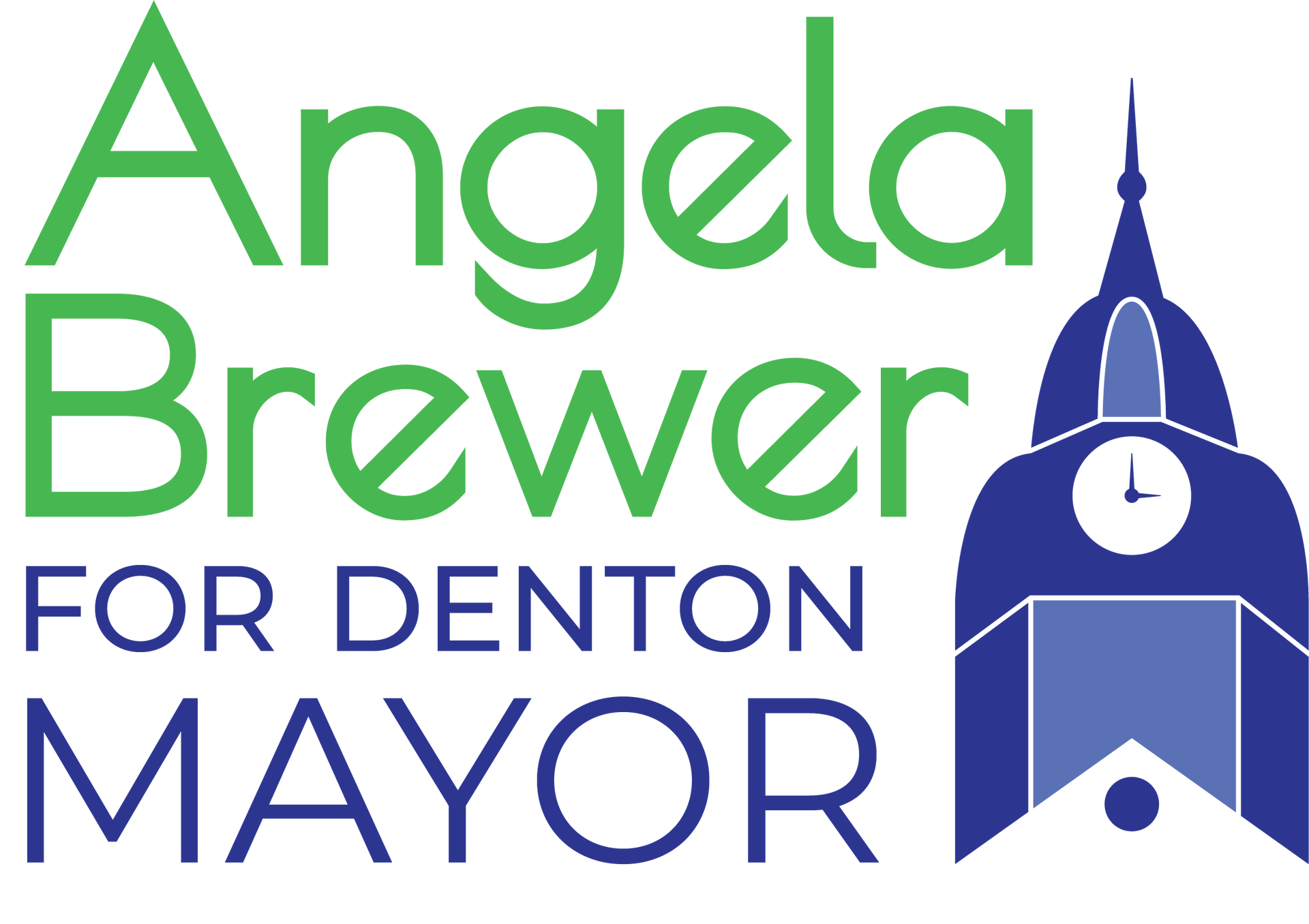 Angela for Mayor logo