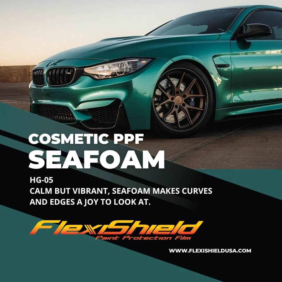 A cosmetic ppf seafoam makes curves and edges a joy to look at