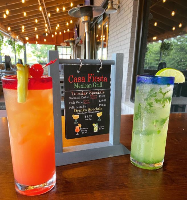 Menu List — Inverness/Hoover, AL — Casa Fiesta