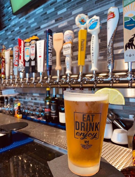 Beer in the Glass — Inverness/Hoover, AL — Casa Fiesta