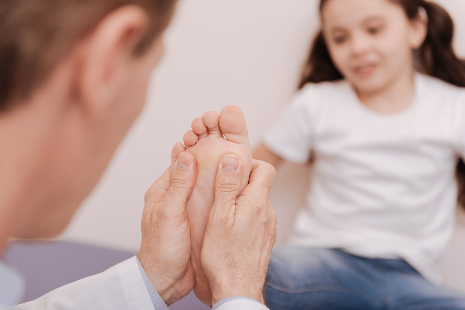 Child Foot Care — Inside Foot Clinic Room in Lake Zurich,  IL