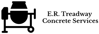 The logo for e.r. treadway concrete services shows a concrete mixer.