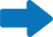 a blue arrow pointing to the right on a white background
