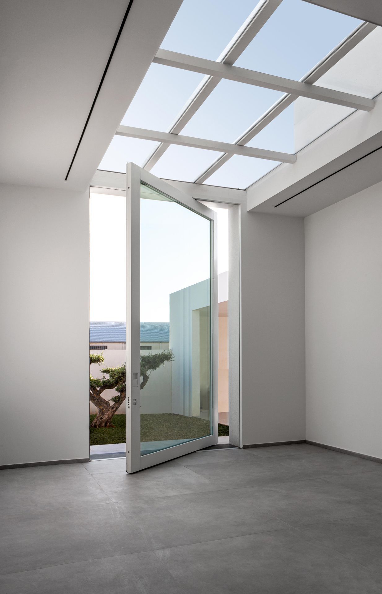 Porta blindata in vetro a Pordenone