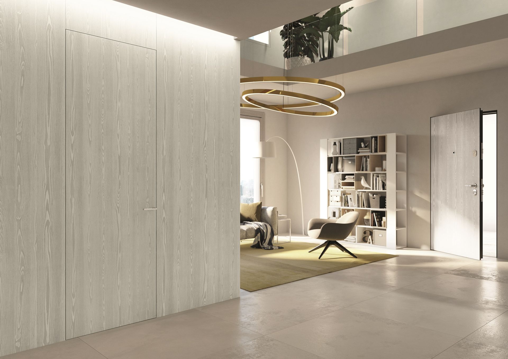 Porta per interni a Pordenone dal design minimal e moderno