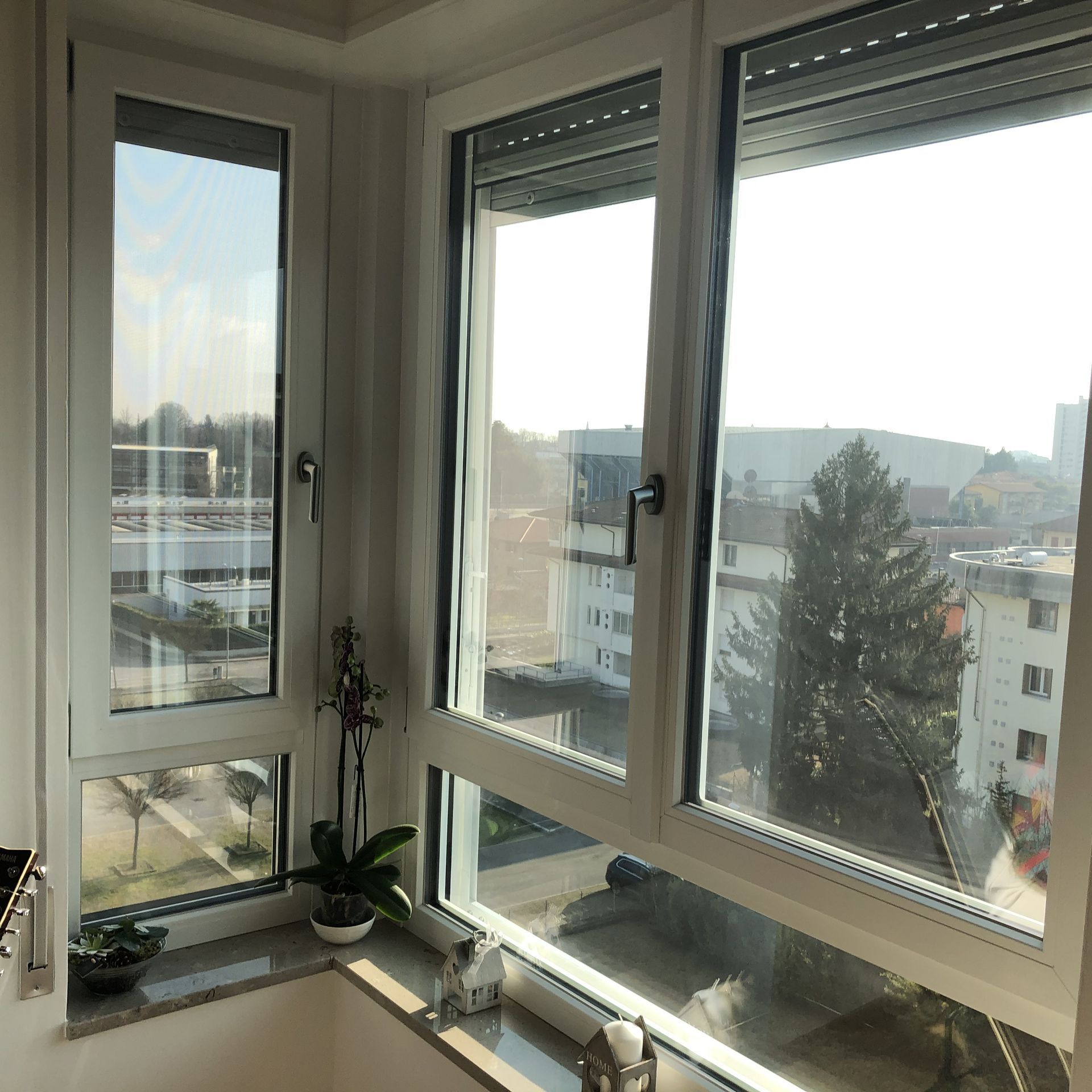 Serramenti in PVC a Pordenone visti dall'interno dell'appartamento