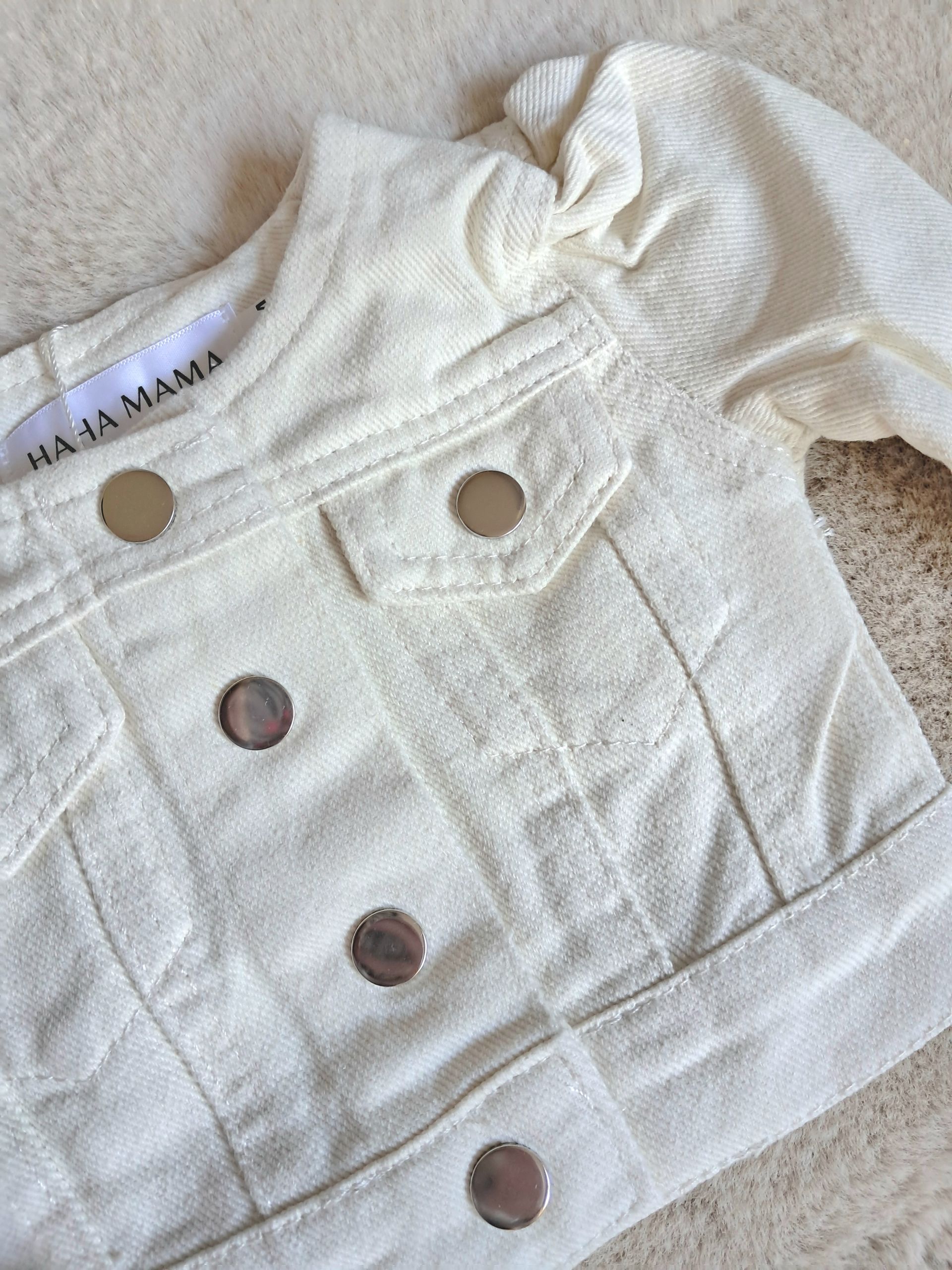 Baby Spijkerjasje Beige