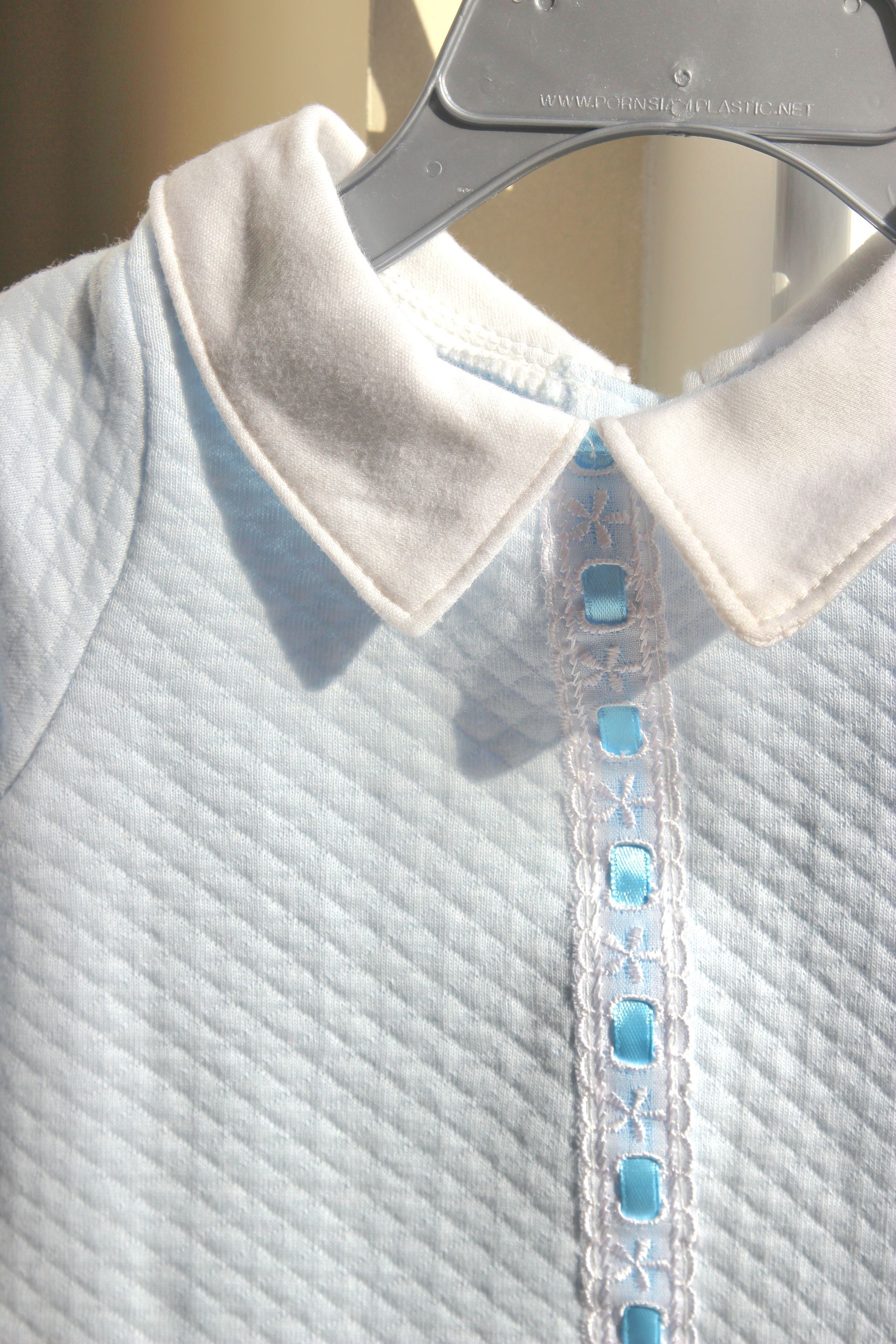 Boxpakje met kraag (blauw)