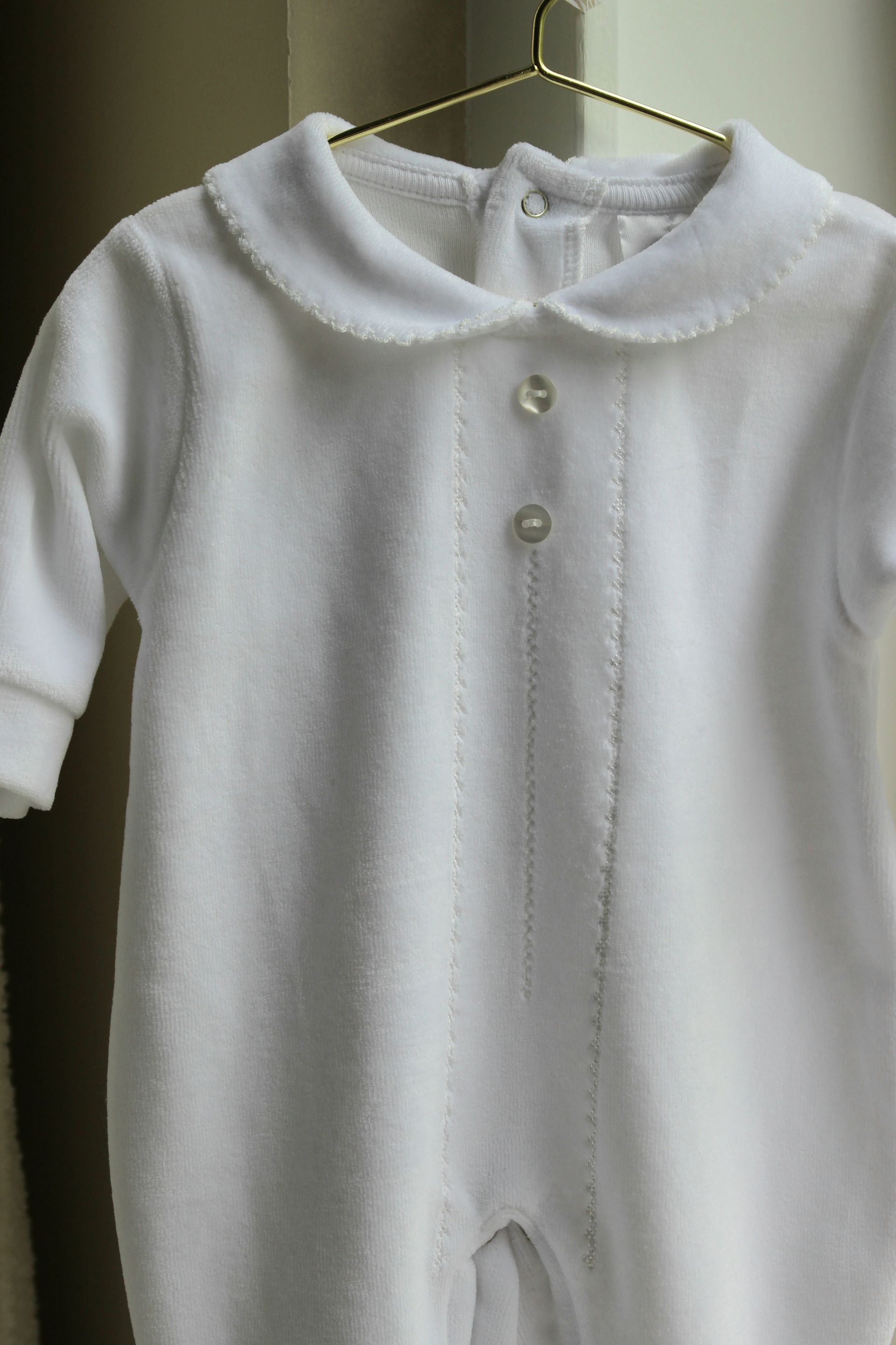 Wit Velours Boxpakje