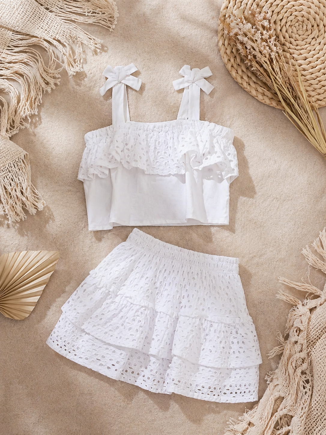 Broderie set Meisjes