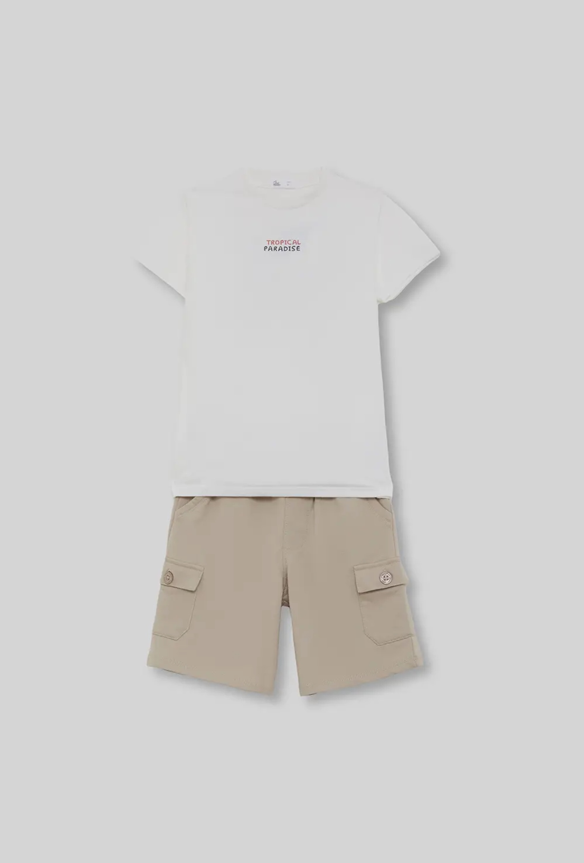 Jongens set Beige