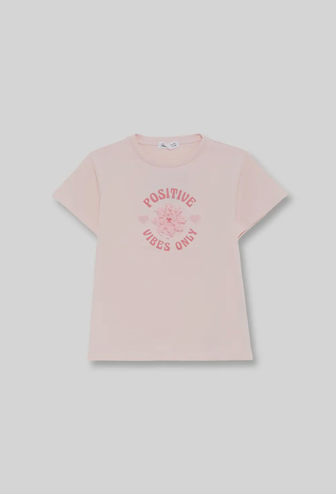 Roze Positive Vibes T-shirt