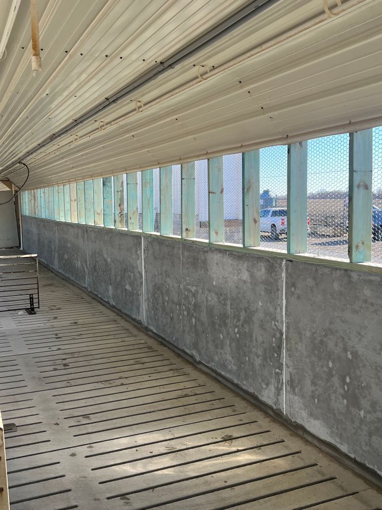 The inside of a building with a lot of windows.