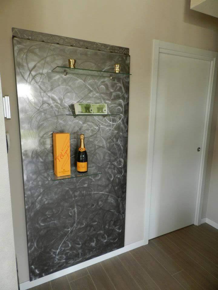 rivestimento pareti in acciaio