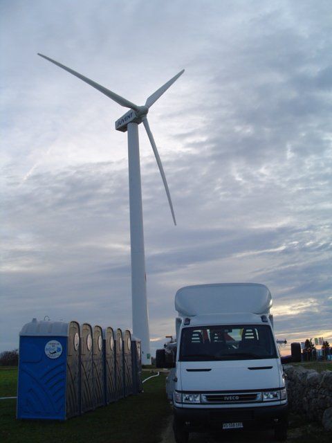 en situation wc mobile avec vue