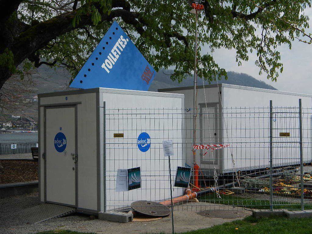 en situation wc mobile avec vue