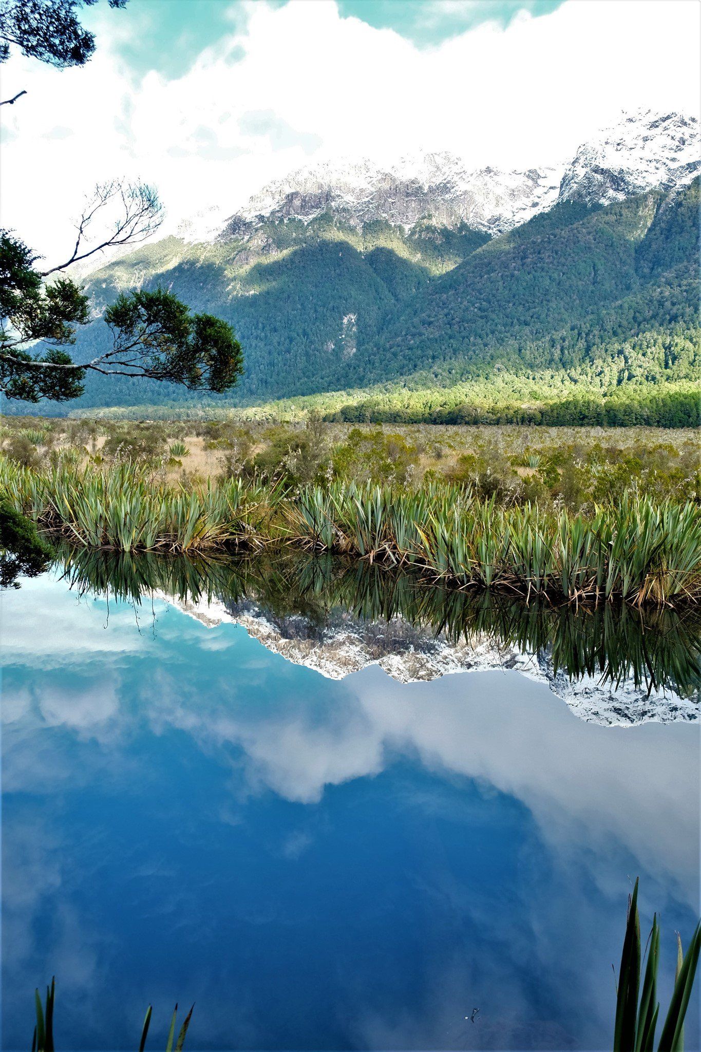 Mountain reflections Image supplied by a passenger from a previous tour for the Sir Edmund Hillary Explorer