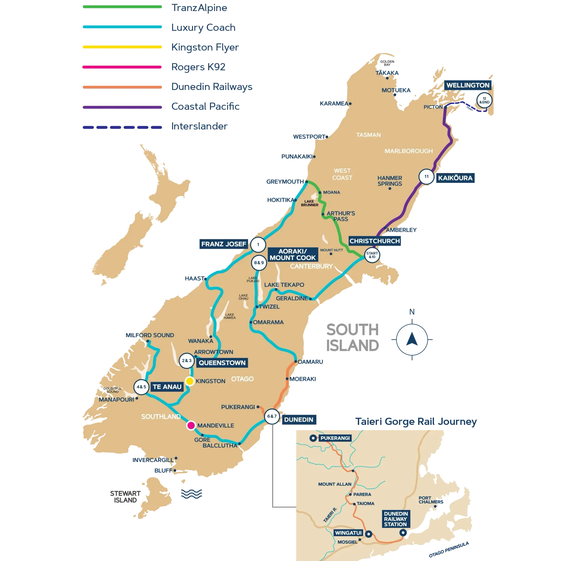 New Tour Map for the Spring - Summer Tour 2025 -2026
