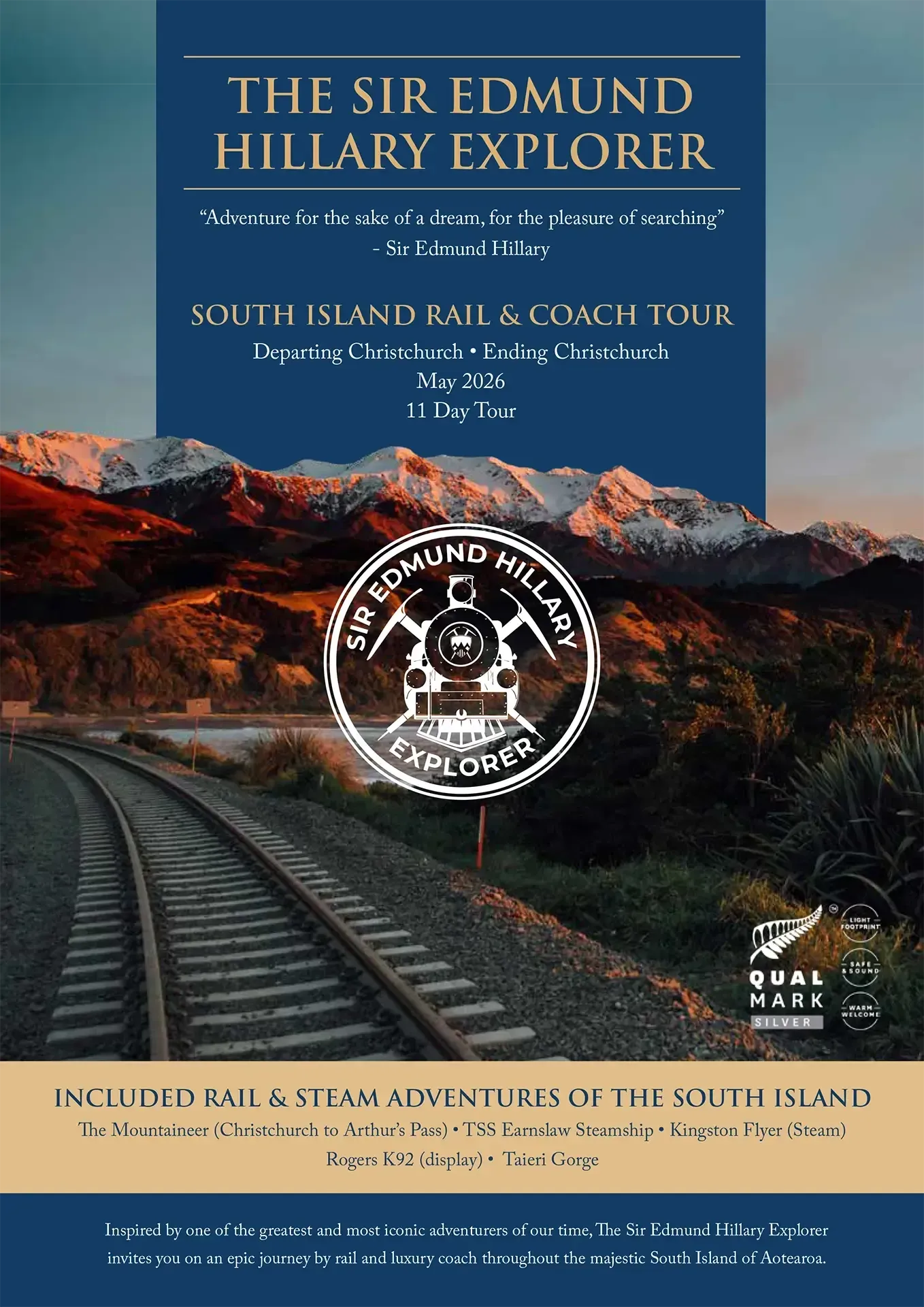 The Sir Edmund Hillary Explorer - 11 Day Autumn Tour Brochure Cover