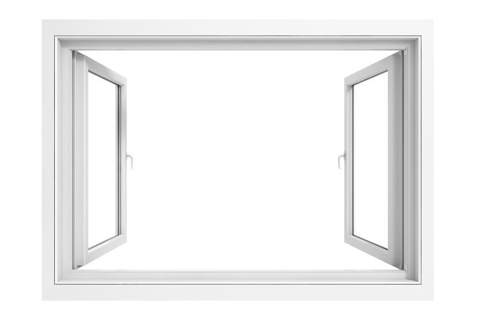 finestre su misura in PVC laccate bianche