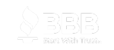 BBB logo with a torch and